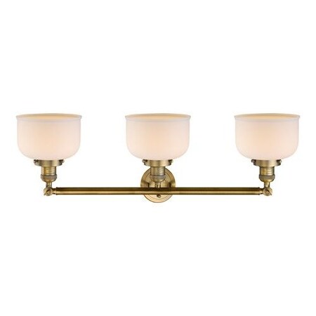 Innovations Lighting 3 Light Vintage Dimmable Led Bathroom Fixture 205-BB-S-G71-LED